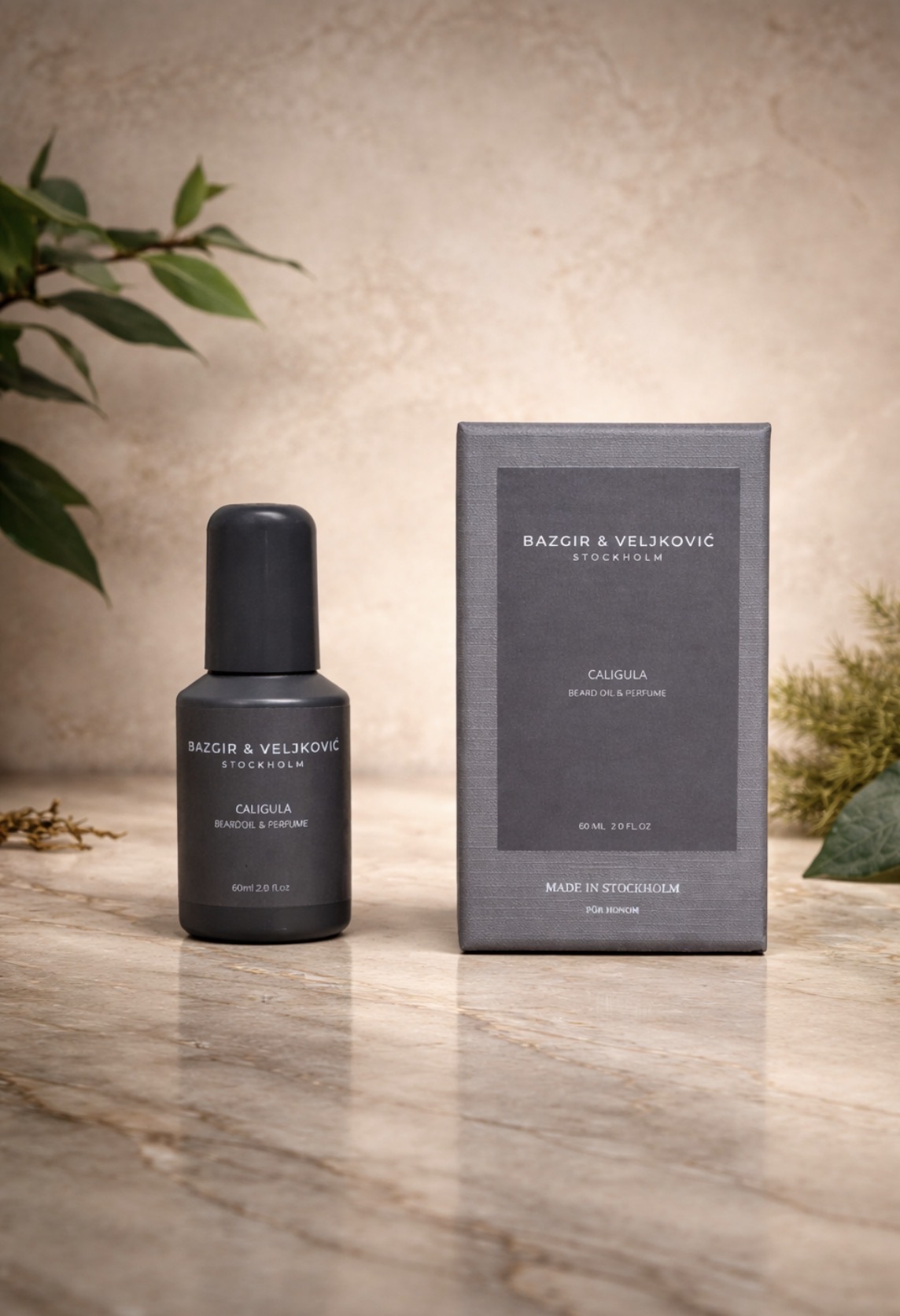 Caligula beard oil and perfume